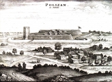 MORTIER,  PIERRE: VIEW OF THE TOWN OF POLAČA